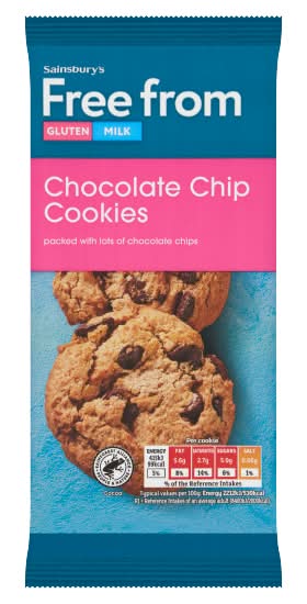 Sainsbury's Free From Chocolate Chip Cookies (150g)