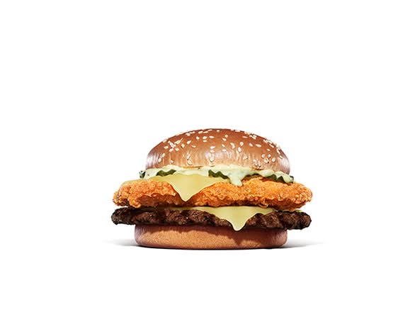 Chicken＆Beef Big  Mouth ホワイトバーガー / Chicken&Beef Big  Mouth White Burger