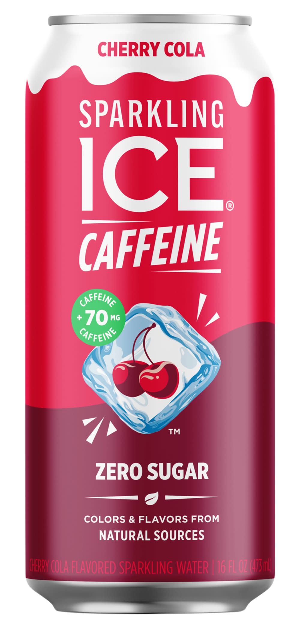 Sparkling Ice Caffeine Sparkling Water, Cherry Cola (16 fl oz)