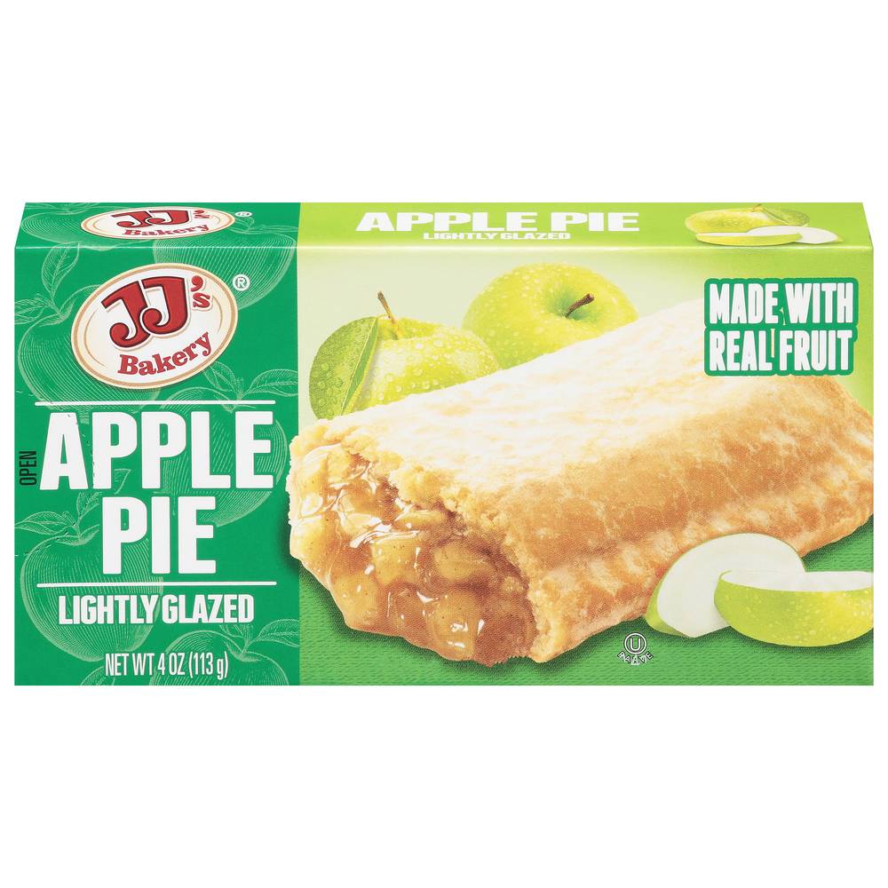 JJ's Bakery Lightly Glazed Apple Pie (4 oz)