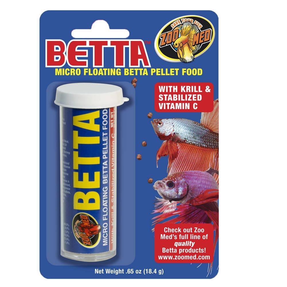 Zoo Med Betta Micro Floating Pellets Fish Food