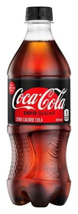 Coca-Cola Zero 20 oz Bottle