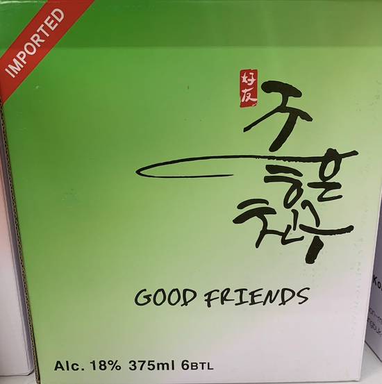Good Friends Original Soju Liquor (6 ct, 375 ml)