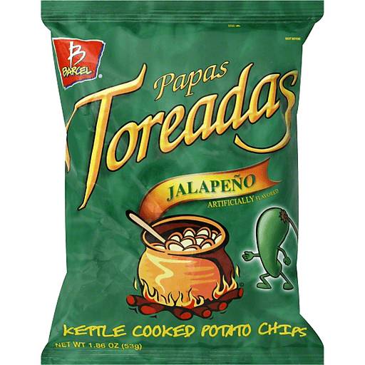 Barcel Papas Toreadas Jalapeno Kettle Cooked Potato Chips
