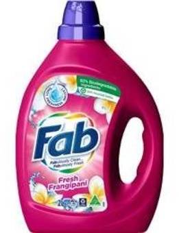 Fab Frangipani Laundry Detergent Liquid 2L