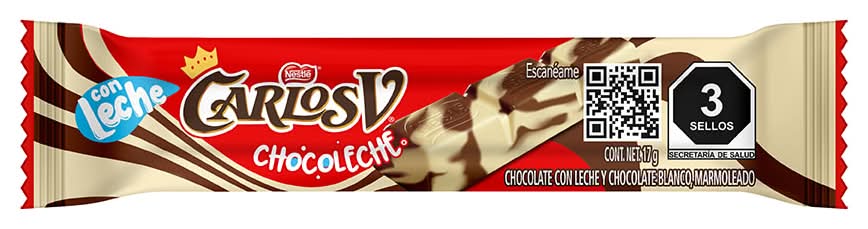 Carlos V · Chocoleche chocolate (17 g)