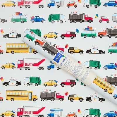 Spritz Vehicles Gift Wrapping Paper