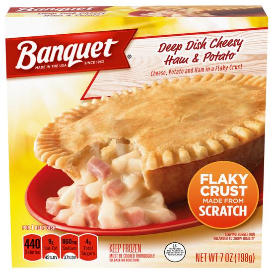 Banquet Cheesy Ham & Potato Deep Dish (7 oz)