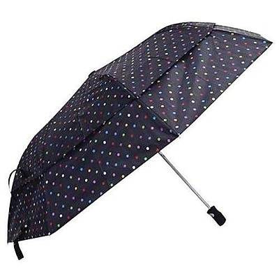 Totes Stormbeater Automatic Double Vented Folding Umbrella, Assorted Color (0RSFJZ)
