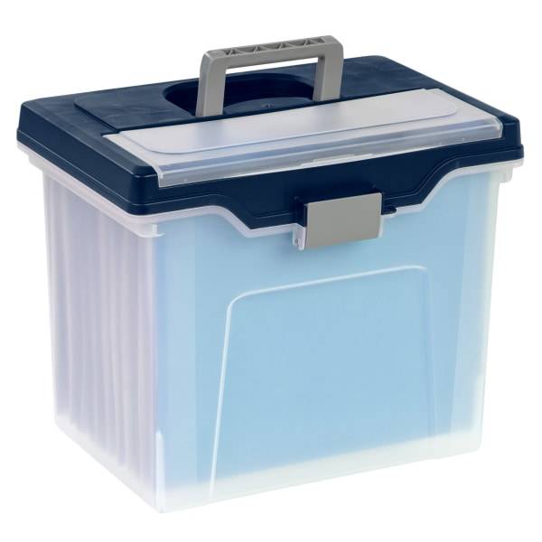 Office Depot Brand Mobile File Box, Large, Letter Size