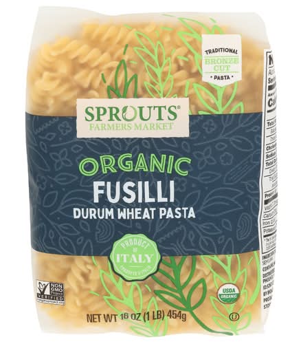 Sprouts Organic Fusilli Pasta