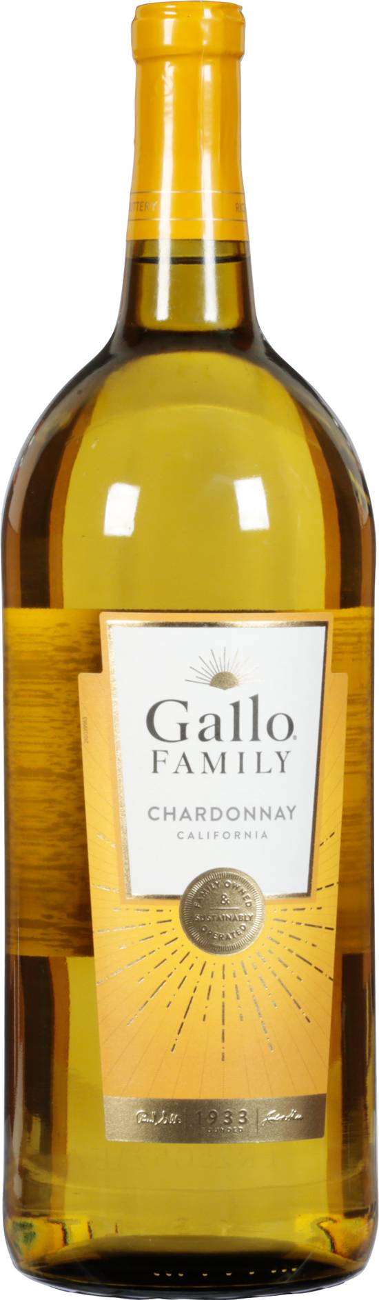 Gallo Family California Chardonnay White Wine (1.5 L)