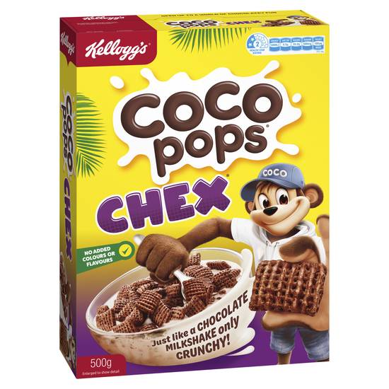 Kellogg's Coco Pops Chex Chocolatey Breakfast Cereal 500g