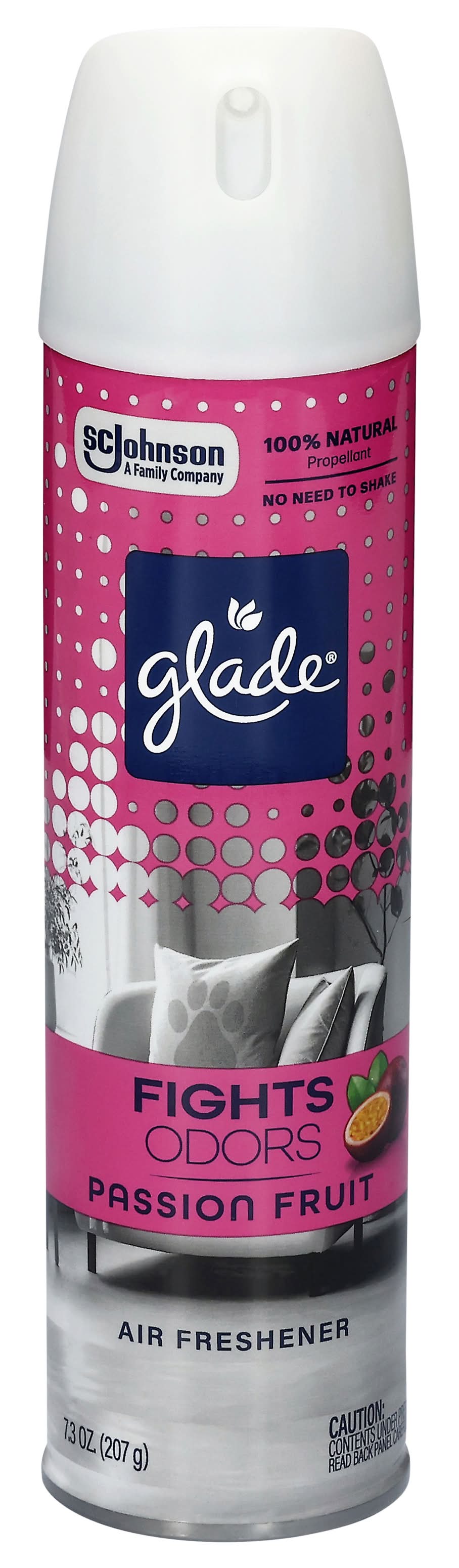Glade Odor Fighting Air Freshener Spray, Passion Fruit (7.3 oz)