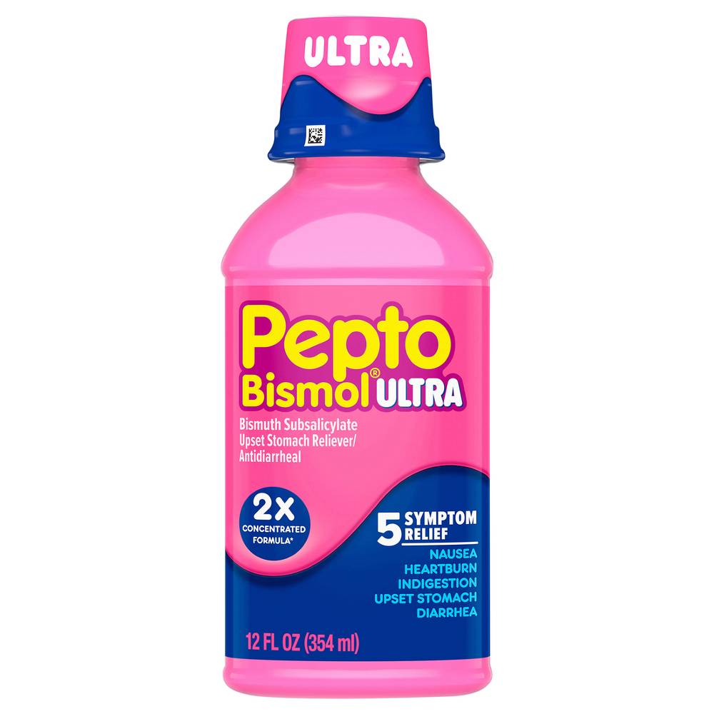 Pepto-Bismol Ultra 5 Symptom Stomach Relief (12 fl oz)