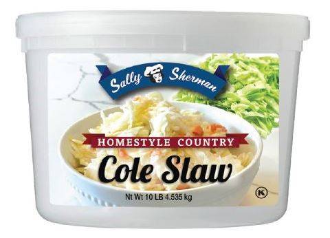 Sally Sherman - Homestyle Country Cole Slaw - 10 lbs (Case of 2)