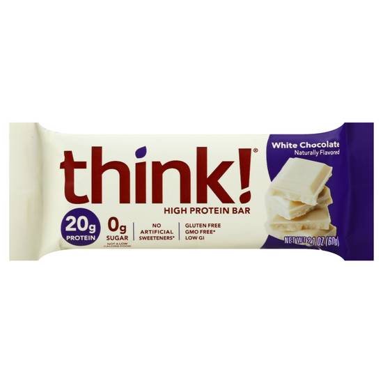 Think! Gluten Free White Chocolate High Protein Bar