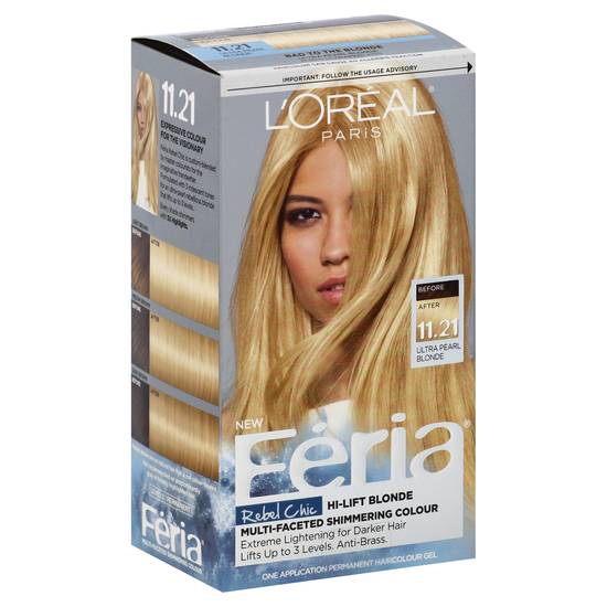 L'oréal Feria Permanent Hair Color 11.21 Ultra Pearl Blonde