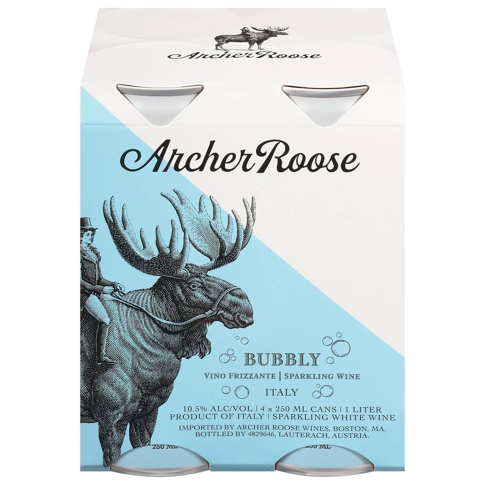 Archer Roose Bubbly Canned Sparkling Wine (4x 250ml cans)