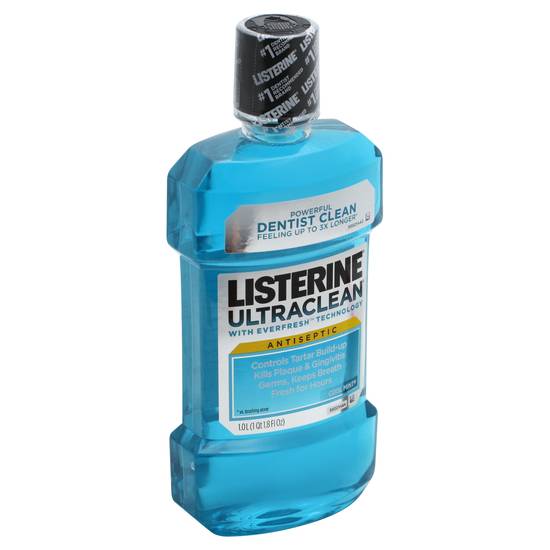 Listerine Ultra Clean Cool Mint Tartar Antiseptic Mouthwash