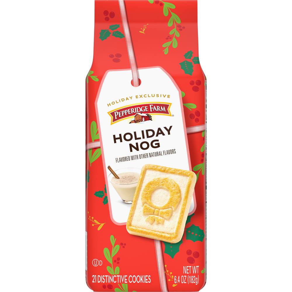 Pepperidge Farm Holiday Distinctive Cookies, Egg Nog (6.4 oz, 21 ct)