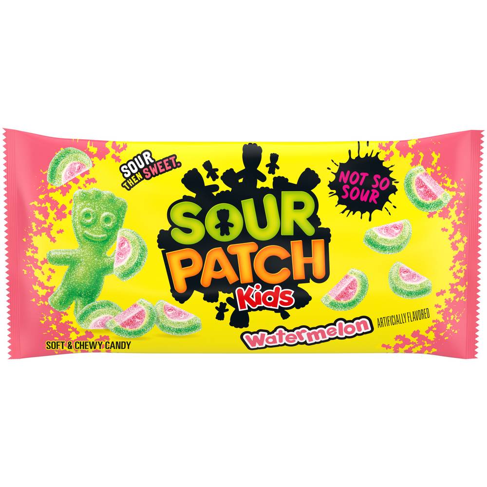 Sour Patch Kids Soft & Chewy Candy, Watermelon (2 oz)