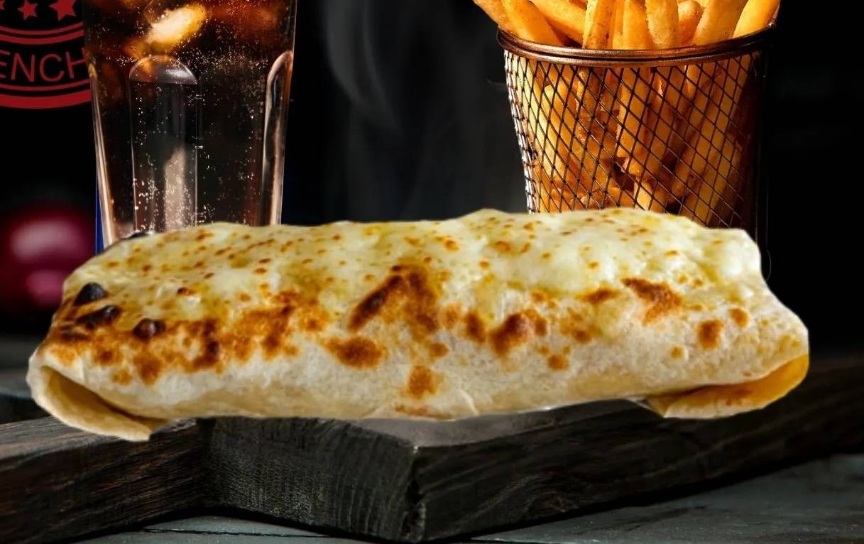 Tacos gratiné à l'Emmental