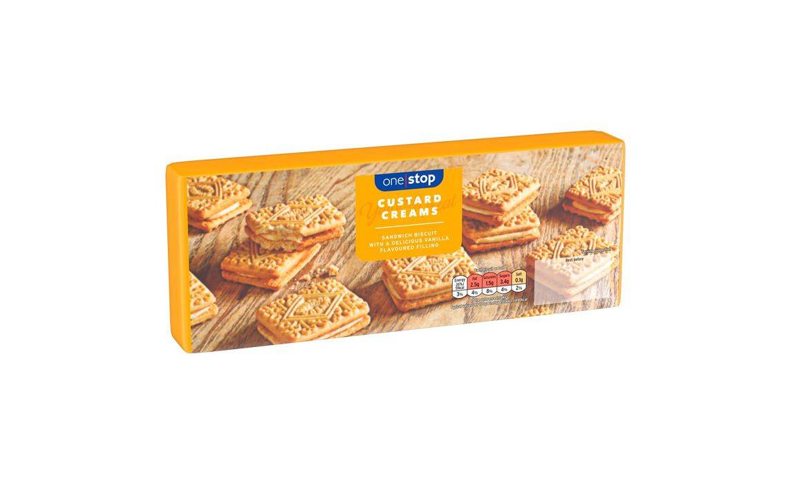 One Stop Custard Creams Biscuits 400g (393007)