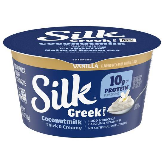 Silk Greek Style Thick & Creamy Yogurt Alternative (coconutmilk-vanilla)