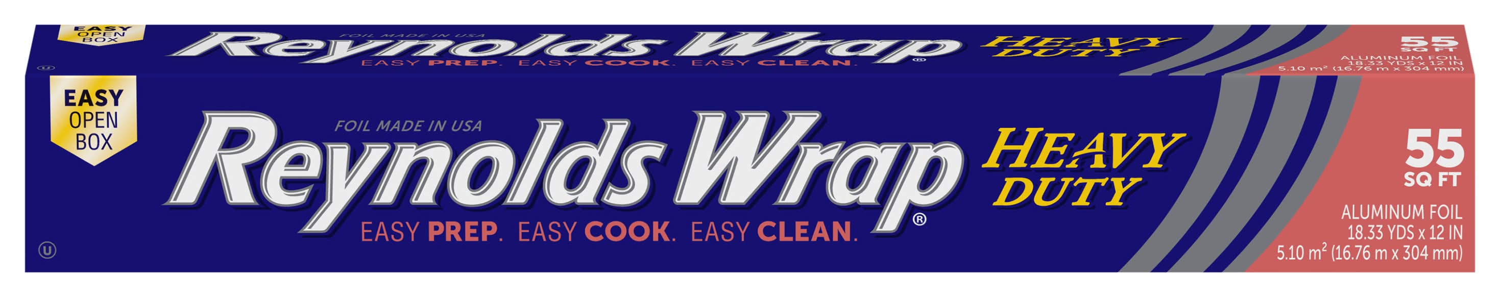Reynolds Wrap Heavy Duty Aluminum Foil, 55 Square Feet