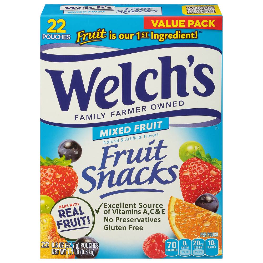 Welch's Mixed Fruit Snack (22 ct)