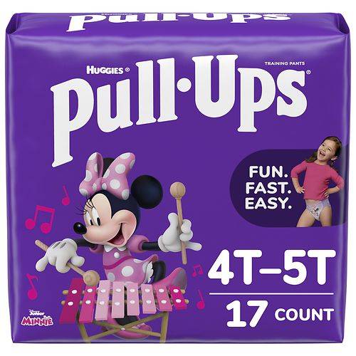 Huggies Pull-Ups Girls' Potty Training Pants 4T - 5T - 17.0 ea