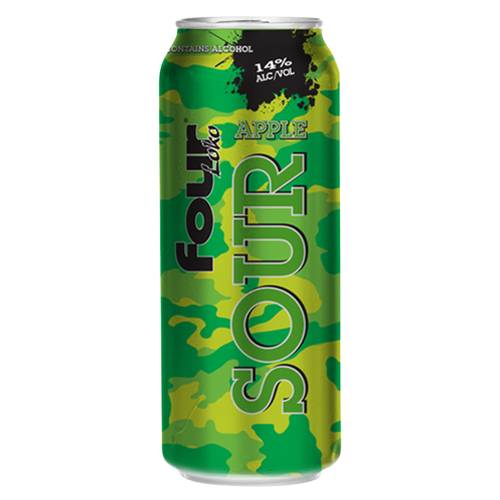 Four Loko Sour Apple Single 23.5oz Can 14.0% ABV