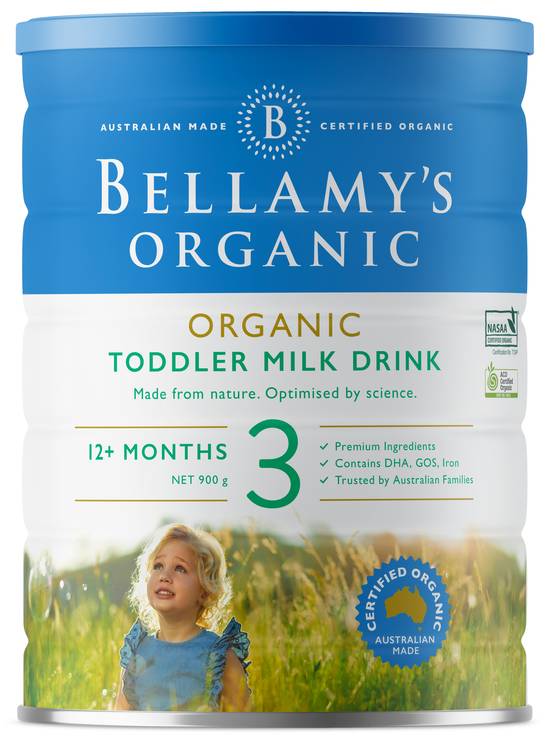 Bellamy's Organic Infant Formula Step 3 900g