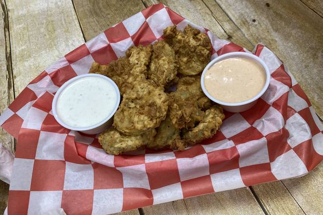 Order Fried Pickles food online from Lindburgers store, Jupiter on bringmethat.com
