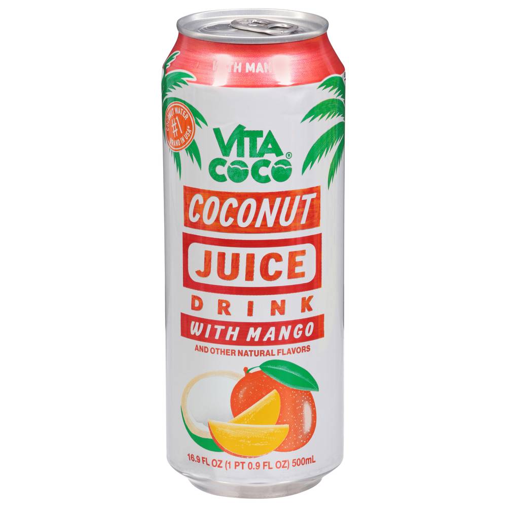 Vita Coco Coconut Juice, Mango (16.9 fl oz)