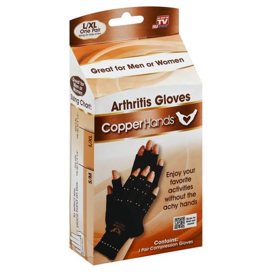 Copper Hands Arthritis Gloves
