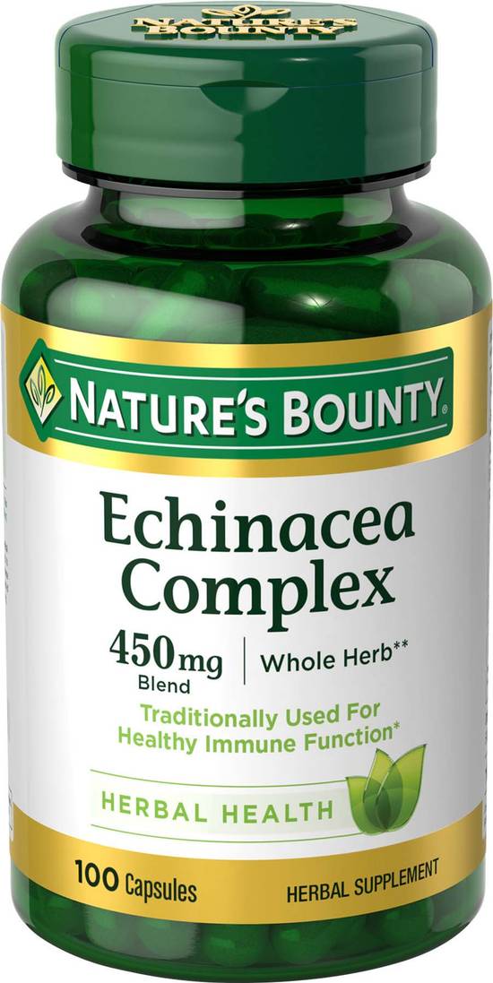 Nature's Bounty Echinacea Complex 450mg (100 ct)
