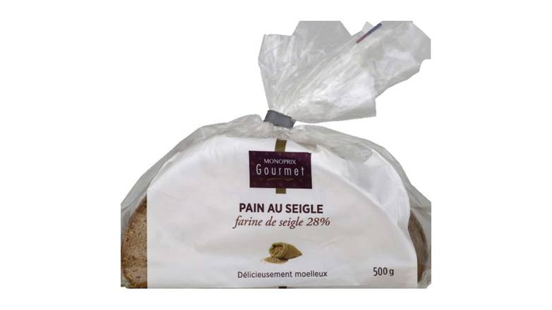 Monoprix Gourmet Pain au seigle Le pain de 500 g