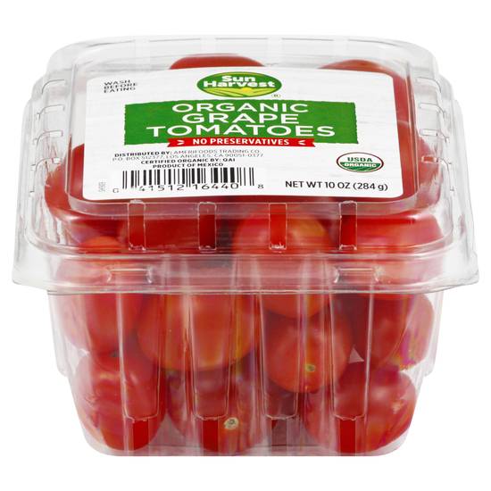 Sun Harvest Organic Grape Tomatoes (10 oz)