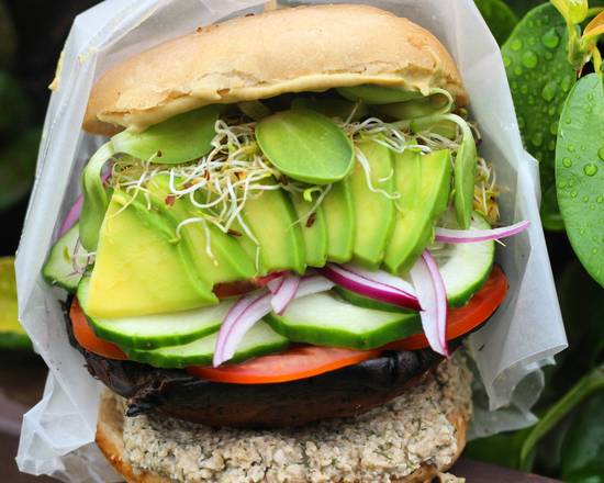 Gluten Free Portobello burger