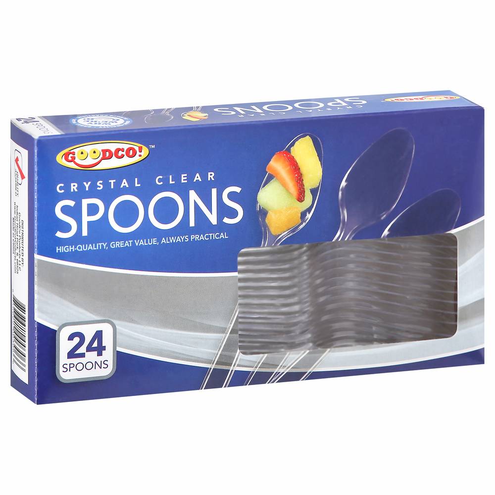 GoodCo Crystal Clear Spoons (24 ct)