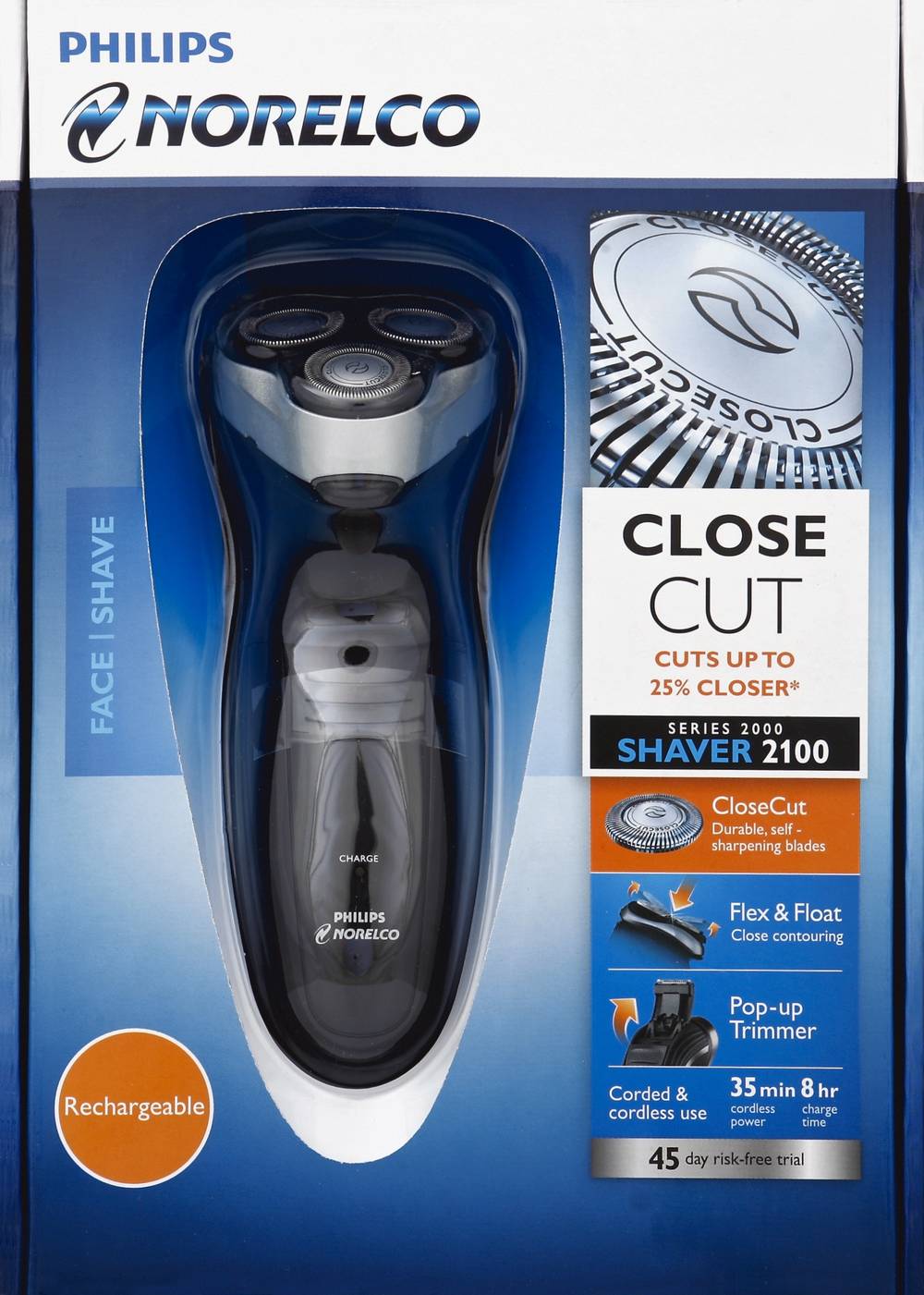 Philips Norelco Close Cut Shaver 2100