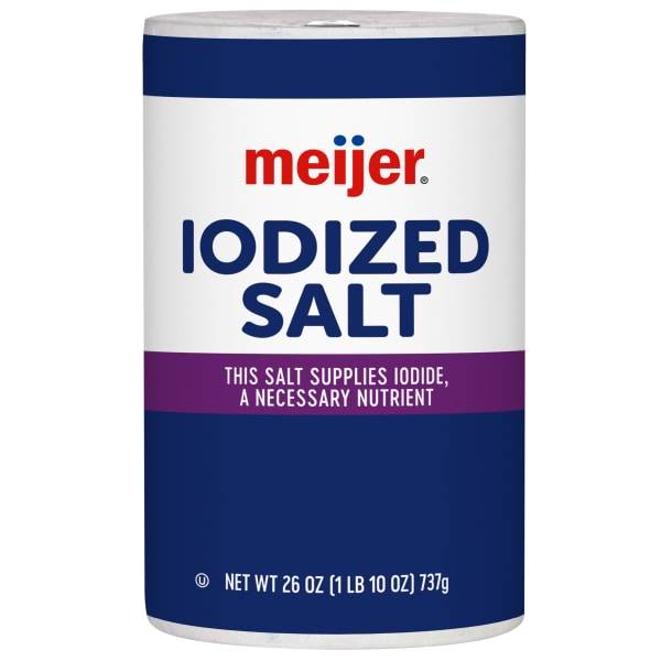 Meijer Iodized Salt (26 oz)