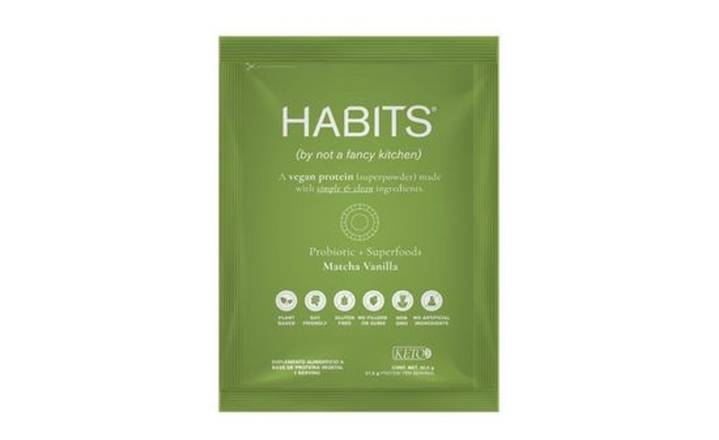Sachet proteína sabor matcha-vainilla Habits 30g