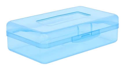 Plastic Art Storage Box Blue