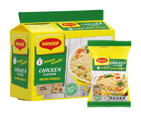 Maggi Chicken, Two Minute Instant Noodles (5 pack)
