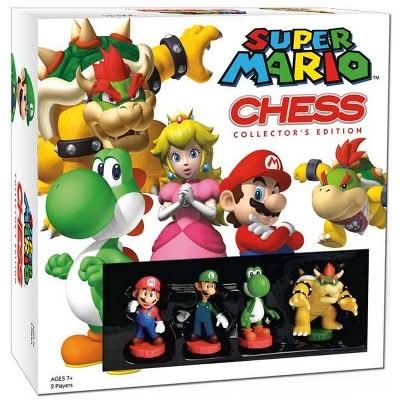 The Op Games Super Mario Chess Collectors Edition Board Game (32 ct)
