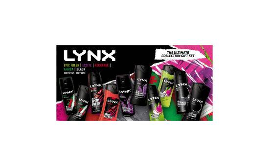 Multi Branded LYNX Body Spray Gift Set Ultimate Collection 10 piece