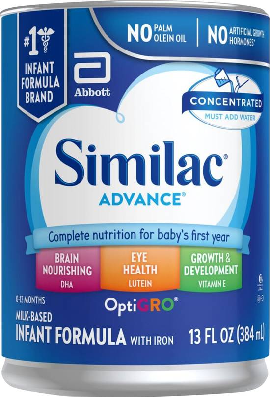 Similac Advance Optigro Milk-Based Infant Formula 0-12 Months